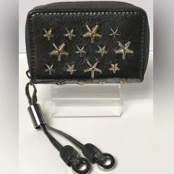 EUC JIMMY CHOO Star Studded Card Wallet - Picture 1 of 10
